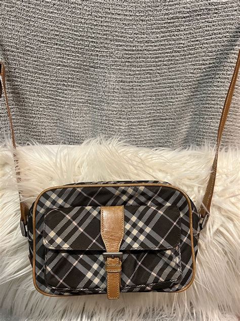 burberry blue label bag|burberry check shoulder bag.